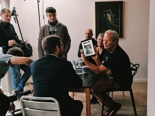 Les coulisses du tournage du premier épisode de l'émission La Maison de mes rêves sur RTL TVI.